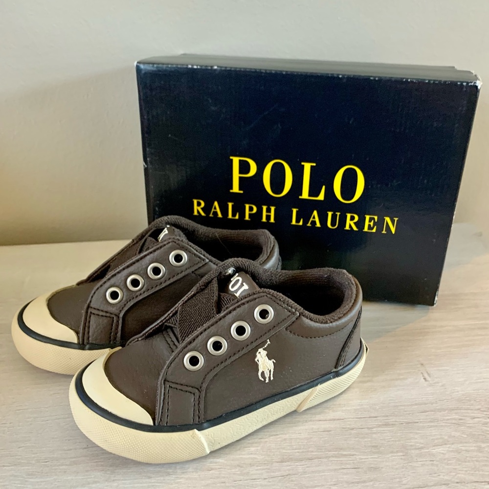RL Polo Dark Brown Casual Sneakers